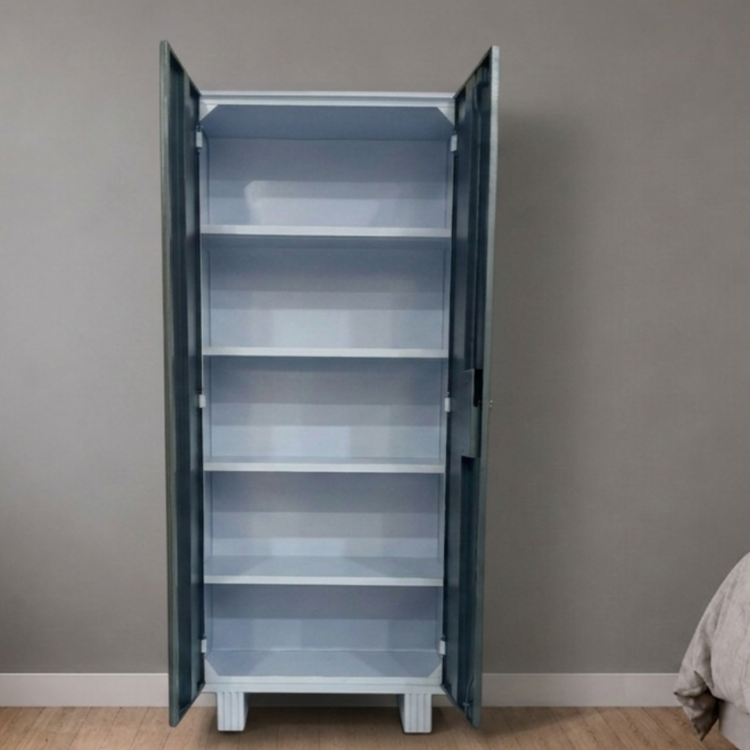 Secure-X 2 Door Office Steel Storage Almirah | Office Steel Almirah – open view