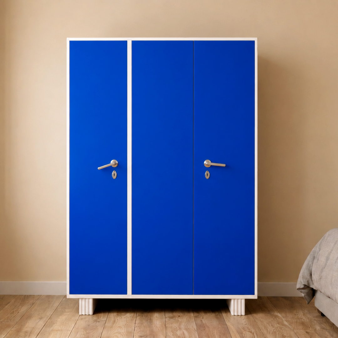 Secure-X 3 Door Steel Wardrobe (4001) | Home Steel Almirah